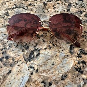 Diff Lenox sunglasses. No case. Burgundy color
